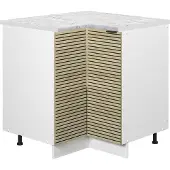 Vicco Fame-Line Hoekkast – 80.5 cm, WB Marmer Eiken paneel