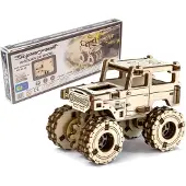 Wooden City Modelbouwset Superfast 6,8 Cm Hout Goud 64-delig