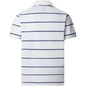 Hackett Heren HS Stripe polo wit (XL), Sportief, Katoen, Korte mouwen HM5600117
