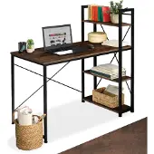 TecTake - Bureau Hershey industrieel donkerbruin - 404425