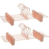 Songmics Klembeugels 10 stuks rosé goud