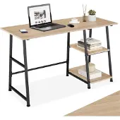 TecTake - Bureau Paisley 120x50x73,5cm - indrustrieel - lichtbruin - 404697