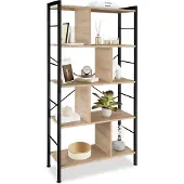 TecTake - wandkast opbergmeubel - Charleston - industrieel lichtbruin - 404546