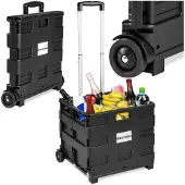 TecTake - Inkooptrolley, boodschappen trolley opvouwbaar - 402118