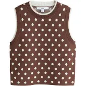 Next Gebreide top bruin / wit