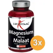 Lucovitaal 3x Magnesium Malaat (90 tabletten)