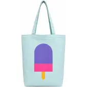 ENGEL. Tote bag Mint Sparkle - 50x40x14cm
