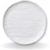 Wilmax WhiteStone platbord, 28 cm, wit porselein, steenlook
