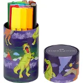 Faber-Castell viltstiften - Connector Dino - 20 stuks in draaiblik - FC-155546