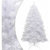 vidaXL Kunstkerstboom met scharnieren en sneeuw 180 cm
