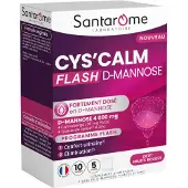 Santarome Cys'calm Flash D-Mannose 10 Sachets