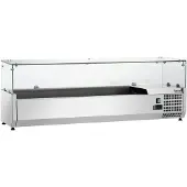 Bartscher Opzetkoelopzetvitrine GL4-1401 - 6x 1/4 GN - 1400x335x459mm