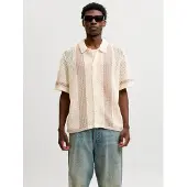 Jack & Jones Gebreid vest beige / wolwit