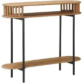 vidaXL Handgemaakte Salontafel Teakhoutbruin 90 x 30 x 75 cm