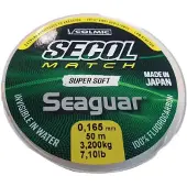 Colmic Secol Match Flurocarbon 50 M Transparant 0.128 mm