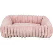 Trixie hondenmand lonni hoekig ribfluweel roze 65x50 cm