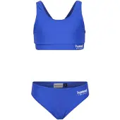 Hummel Sportieve badmode 'JR Solid' ultramarine blauw / wit