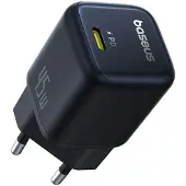 Baseus iPhone17-compatibele PicoGo Gallium Nitride Snellaadadapter 1C 45W Interstellaire Zwart