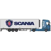 BB Junior Auto op schaal StreetFire Scania mit Aufleger Eibach
