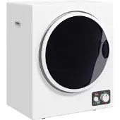 HOMCOM Wasdroger-Kunststof-49L x 40,5B x 60H cm-Wit