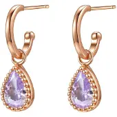 Hey Happiness Oorbellen 'June Birthstone' rose-goud