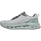 SKECHERS Loopschoen 'Max Cushioning Glide-Step - T' antraciet / lichtgrijs / mintgroen / pastelgroen