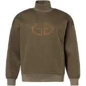 Goldbergh Trui Women Sizzle Turtle Neck Sweater Dark Olive Lurex Melange-L