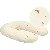 Tots Tale Voedingskussen Baby Soft Muslin Stardust Cream