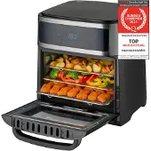 TZS First Austria First Austria 5053-5 Heteluchtfriteuse - Airfryer XXL - 13L - Zwart, Friteuse, Zwart