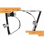 VAICO V10-6125 Raammechanisme