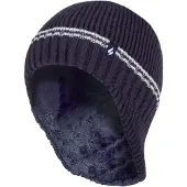 Heat Holder Jongens Patrol Rib pomponmuts met pompons - Marine