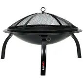 TRIZERATOP Stalen Vuurkorf / Vuurschaal met Deksel 56 cm