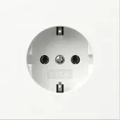 Gira 446670 SCHUKO-stopcontact, zonder aarde, oppervlaktebediening, zuiverwit