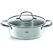 Fissler San Francisco - Kookpan Laag met Glasdeksel - 20cm - PTFE & PFAS vrij