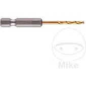 Milwaukee Metaalboor Shockwave HSS-G TiN Rood Hex - Ø 2,5 x 62 mm - 2 stuks - - 48894704