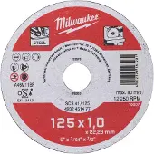 Milwaukee Dunne metaal snijschijf, contractor series SCS 41/125 x 1 x 22 mm opdrachtnemer series - 4932451477
