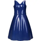 HD Collection Vaas Jurk Blauw Aardewerk 22,5x16,3x34cm