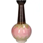 HD Collection Vaas Aardewerk Roze 18,5x18,5x39cm