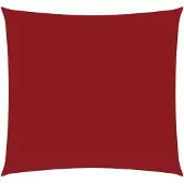 vidaXL Zonnescherm vierkant 2,5x2,5 m oxford stof rood