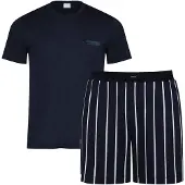 Mey Pyjama kort 'Valsted' donkerblauw