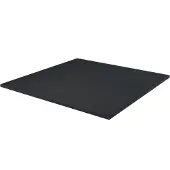 Flow Fitness Rubberen Tegel - 100 x 100 cm - Inclusief Connector
