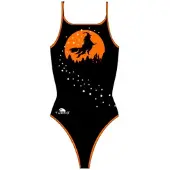 Turbo Halloween Witch Swimsuit Zwart XL Vrouw