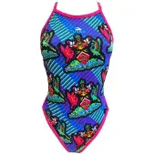 Turbo Emblem Revolution Swimsuit Blauw S Vrouw