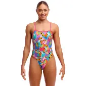 Funkita High Leg Swimsuit Veelkleurig AUS 8 Vrouw