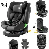 Tulano Loom 35 - Kinderautostoel - ISOFIX & Top Tether - RWF (Achterwaarts) - 0-12 jaar - Zwart/Grijs