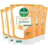 Dettol No-Touch Refill Extra Care Honey & Sheabutter 250ML x 5