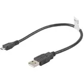 Lanberg Mini Am Bm5P Usb-Kabel Voor Canon Eos, Ferriet, 1,8 M, Duurzaam, Zwart