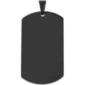 Akzent unisex hanger van Edelstahl als dogtag
