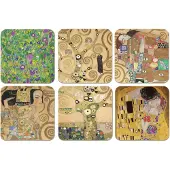 Bekking & Blitz Gustav Klimt Onderzetters 6 stuks