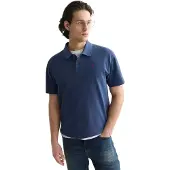 Scotch & Soda relaxed fit poloshirt met gestikt logo